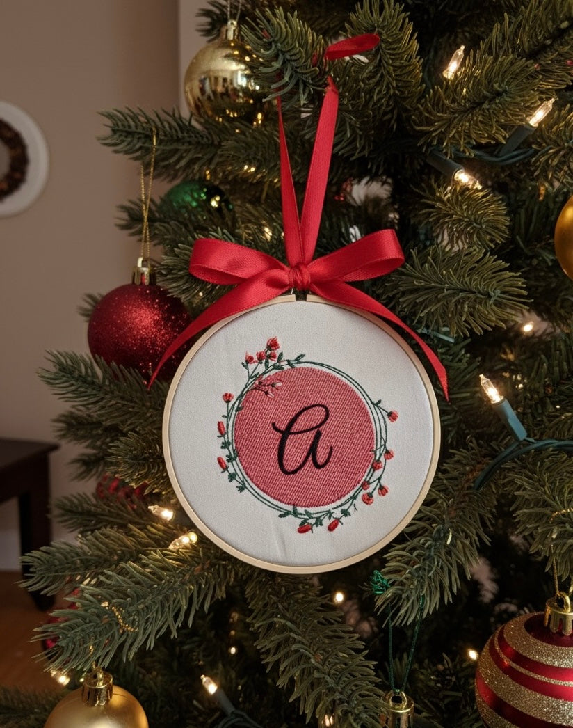 Ornament met letter