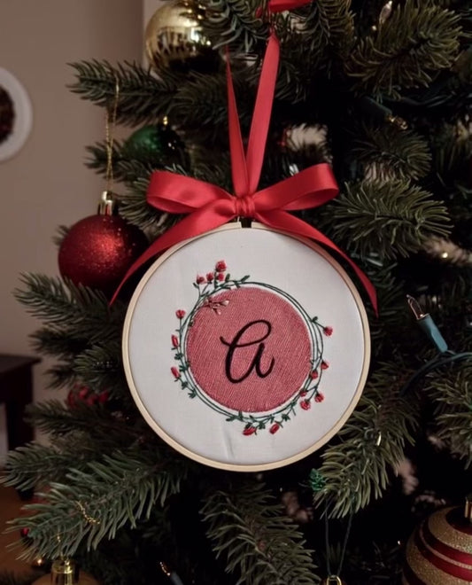 Ornament met letter